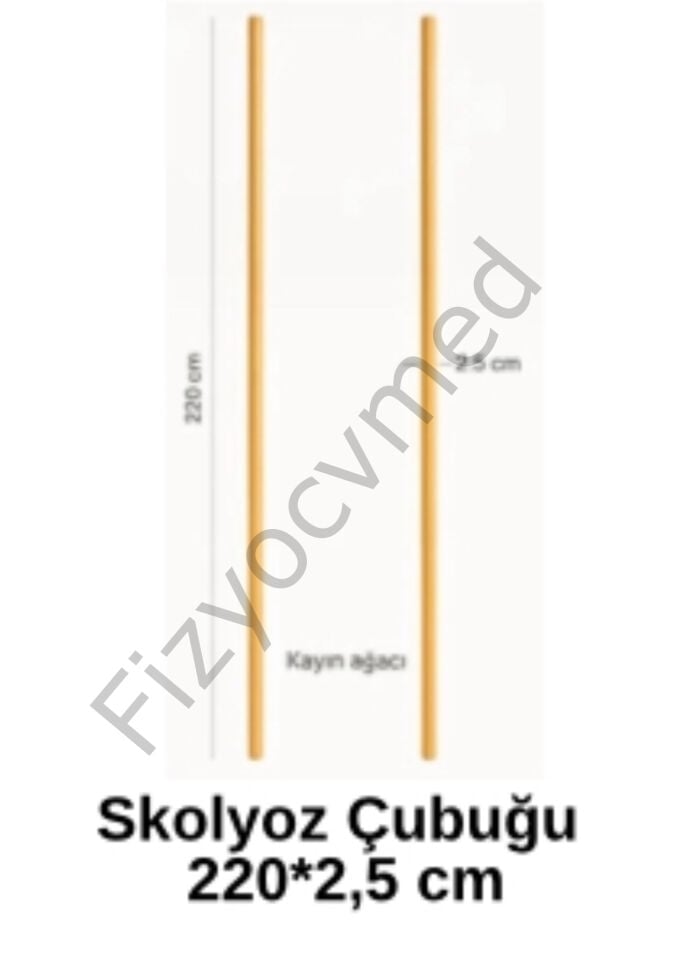Skolyoz çubuğu çiftli