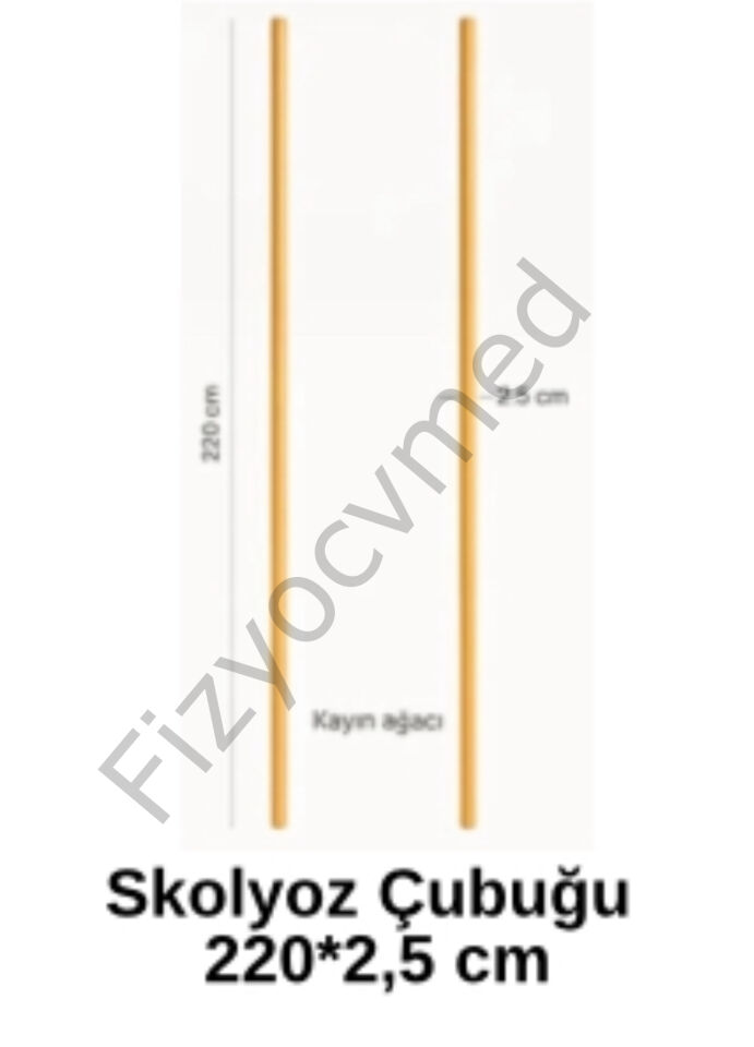 Skolyoz çubuğu çiftli