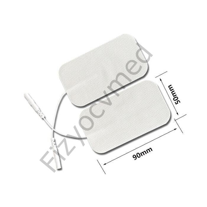 5x9 Cm Kablolu Ems Tens Cihazı Elektrotu